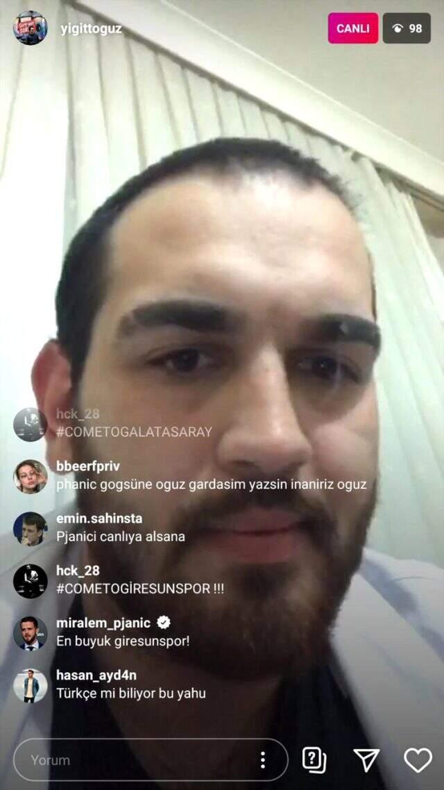 Miralem Pjanic'ten Zeynep Bastık'a mesaj: Bu hikayede yanan ben oldum