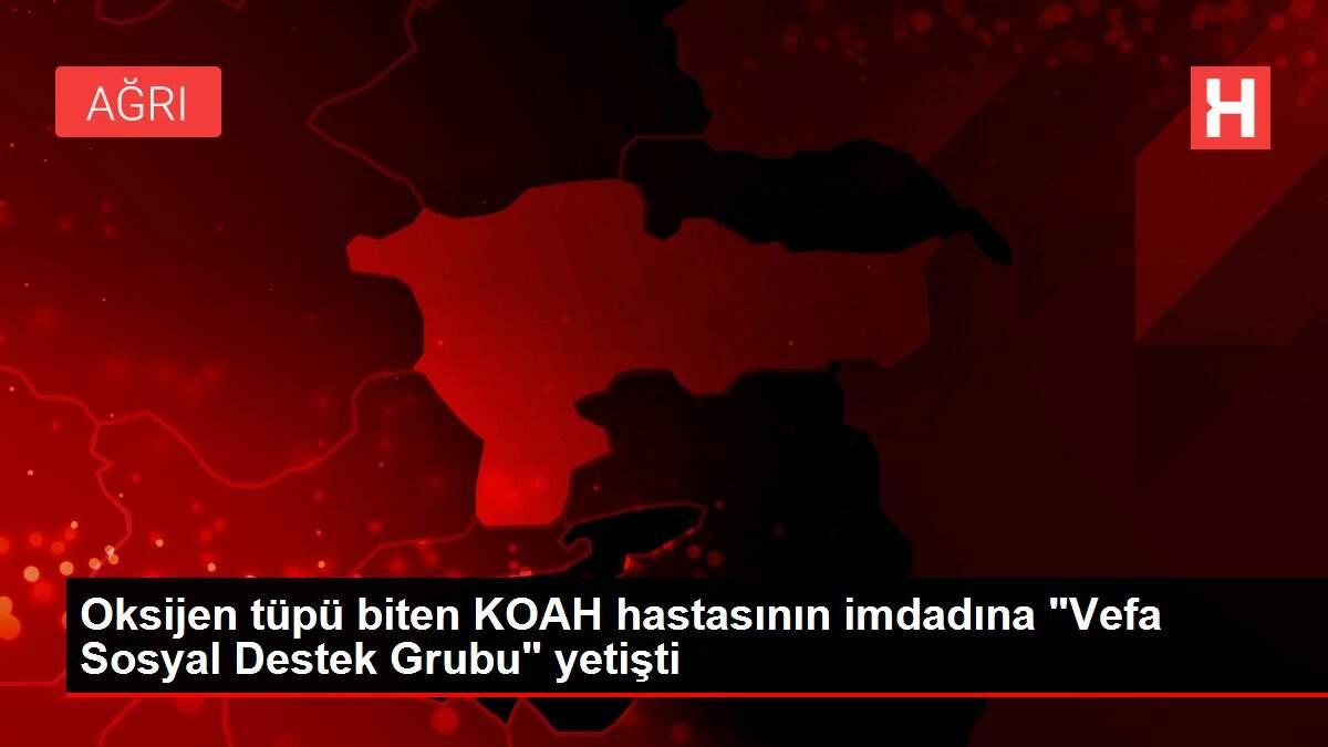Oksijen tüpü biten KOAH hastasının imdadına
