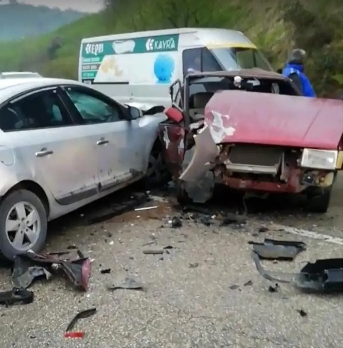Ordu'da trafik kazası: 3 yaralı