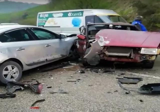 Ordu'da trafik kazası: 3 yaralı Ordu'da trafik kazası: 3 yaralı