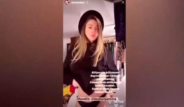 TikTok'da iç çamaşırlı dansı videosu paylaşan Şeyma Subuşı, tepkilerin üzerine hesabını kapattı