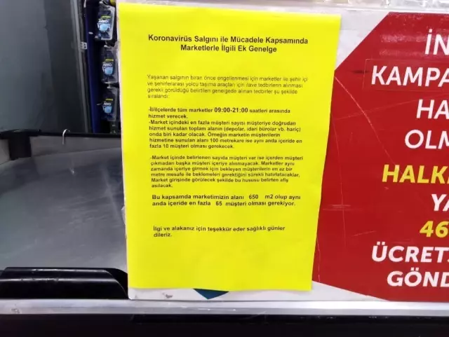 Zabıta ekipleri marketleri denetledi Zabıta ekipleri marketleri denetledi