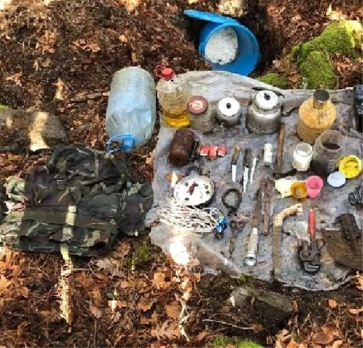 Amanoslar'da PKK'lıların kullandığı sığınak bulundu