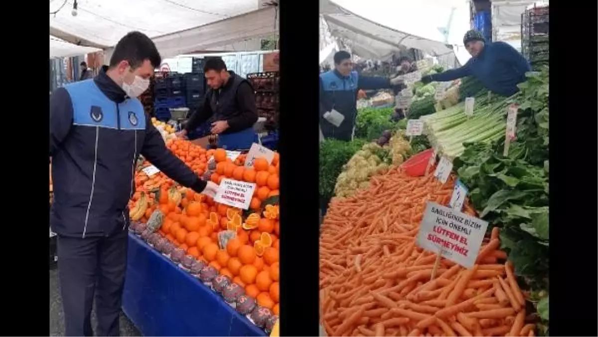 Bağcılar'da semt pazarlarına seç-al yasağıyla ilgili gerekli uyarılar yapıldı