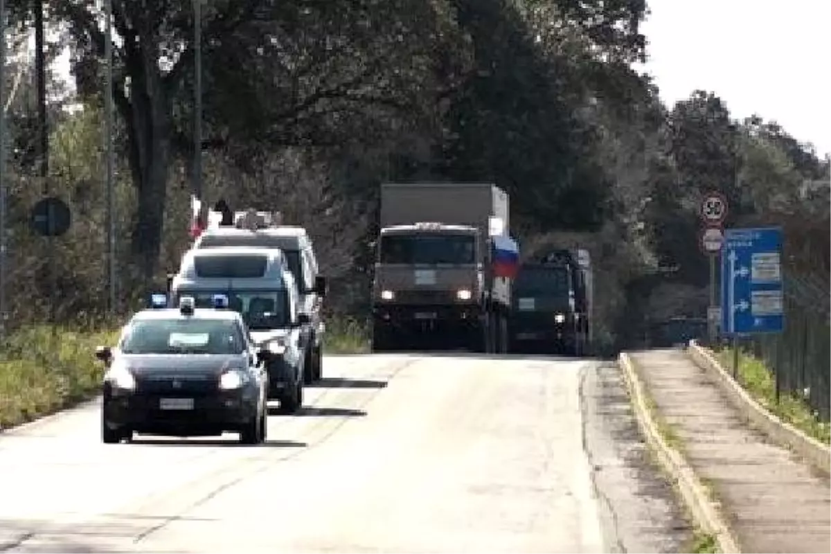 Bergamo'da İtalya-Rusya koronavirüs müdahale merkezi kuruluyor