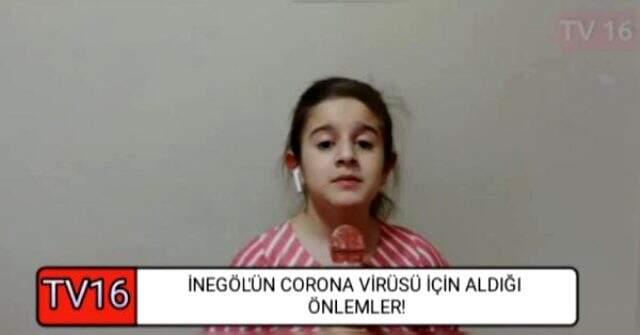 BURSA Haber spikeri olmak isteyen Betül'ün videoları ilgi görüyor