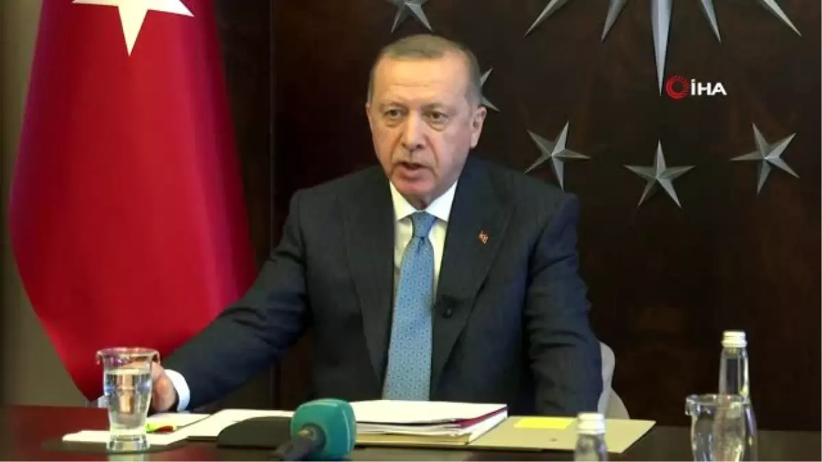 Cumhurbaşkanı Erdoğan G20 Liderler Olağanüstü Zirvesi’ne video konferansla katıldı