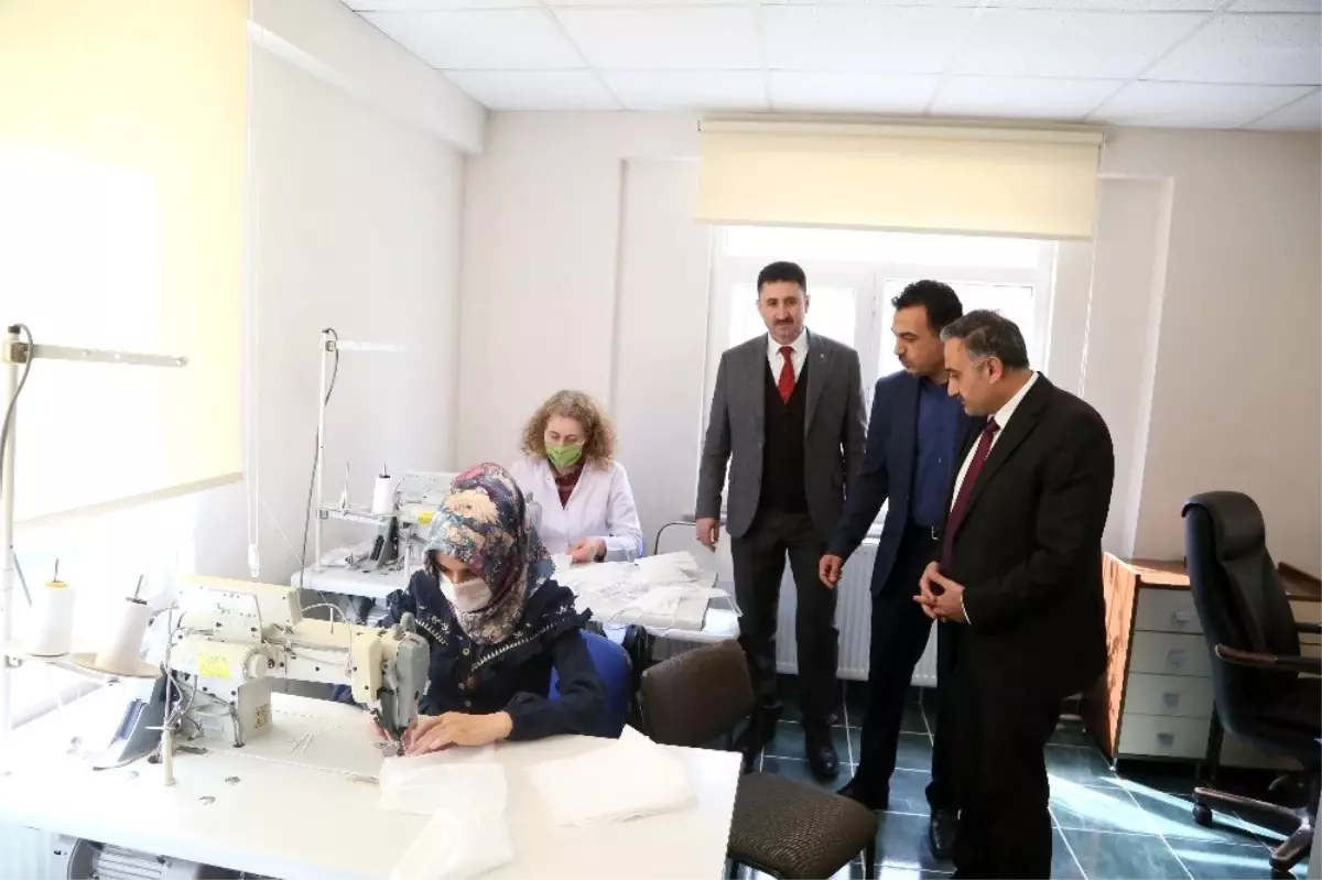 Develi Belediyesi!'nden ekiplere maske desteği