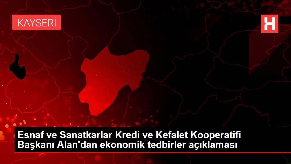 Esnaf ve Sanatkarlar Kredi ve Kefalet Kooperatifi Başkanı Alan'dan ekonomik tedbirler açıklaması