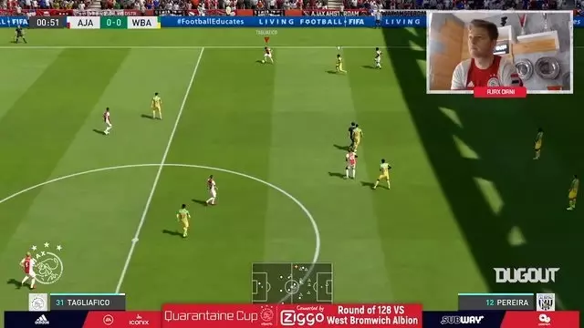 FIFA Quaranteam Turnuvası: AFC Ajax 5 - 1 West Bromwich Albion FIFA Quaranteam Turnuvası: AFC Ajax 5 - 1 West Bromwich Albion