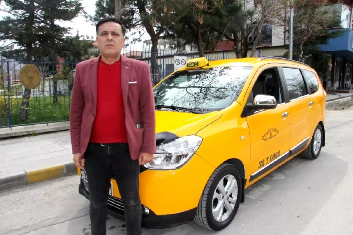 Ispartalı taksiciden 'korona virüs' fedakarlığı