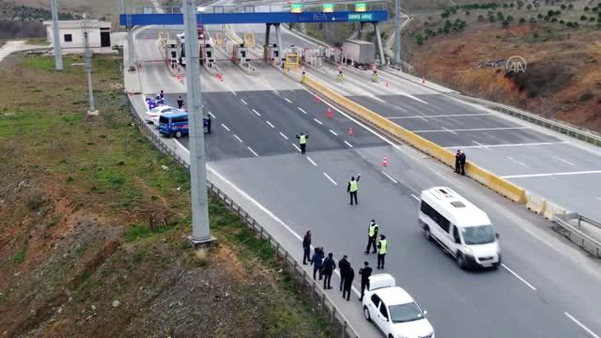 Jandarmadan yolcu otobüslerinde koronavirüs denetimi