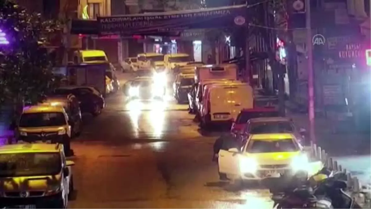 Kağıthane’deki silahlı saldırı anı güvenlik kamerasında