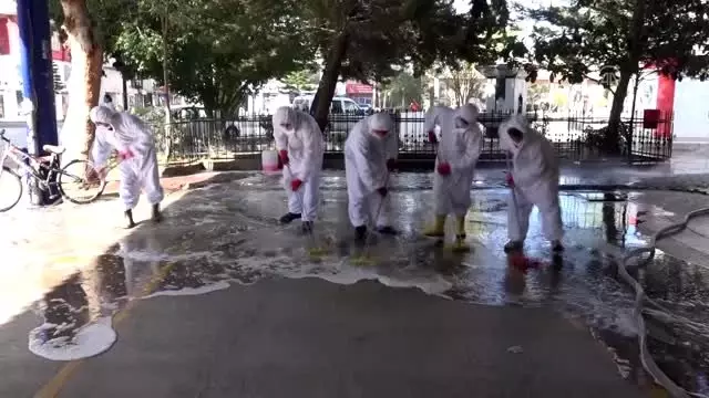 Kumluca'da koronavirüs tedbirleri Kumluca'da koronavirüs tedbirleri