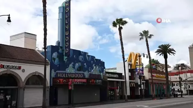 - Los Angeles’ın renkli sokakları korona salgını nedeniyle ıssız kaldı