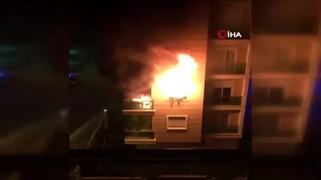 Lüks rezidansta ağlatan yangın Lüks rezidansta ağlatan yangın