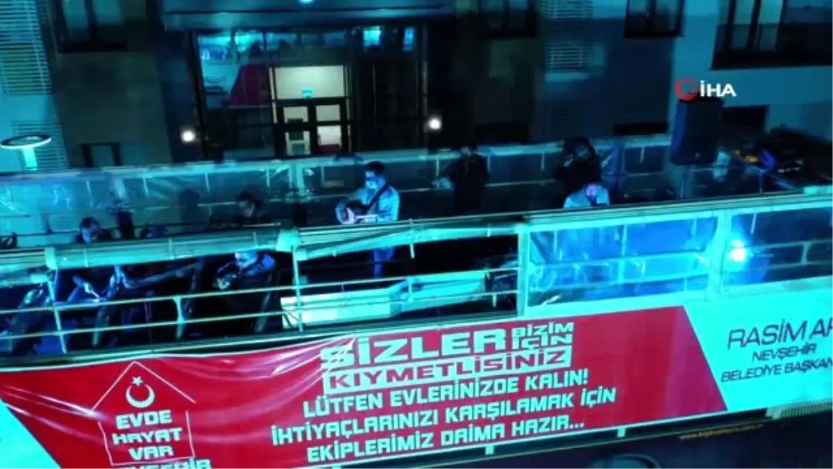 Nevşehir’de korona konserleri başladı