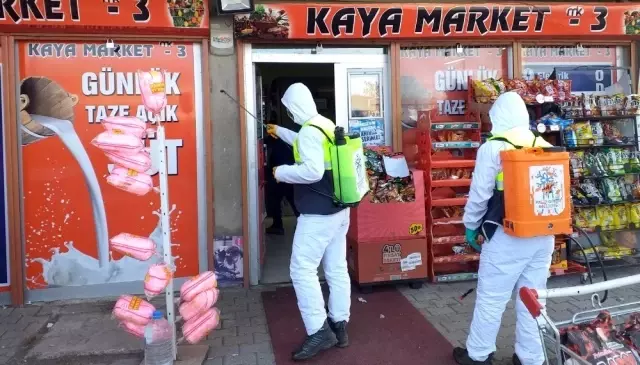 Palandöken'de Koronavirüs ile topyekûn mücadele Palandöken'de Koronavirüs ile topyekûn mücadele
