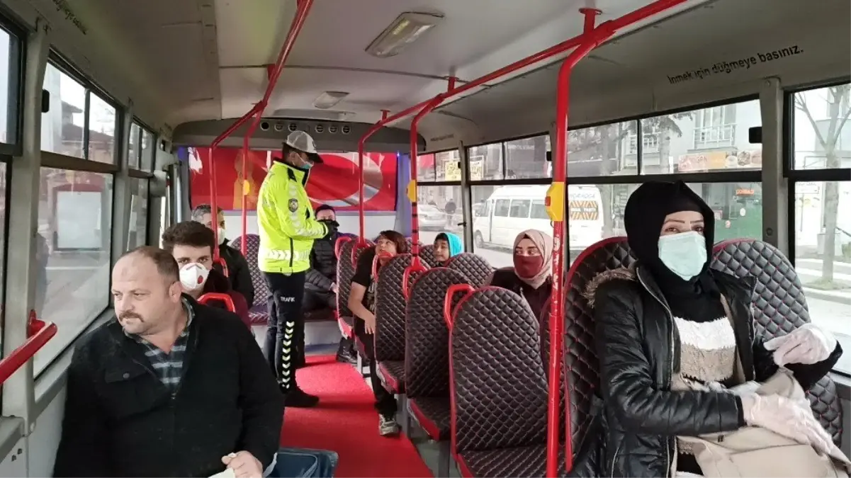 Polis otobüs ve minibüs sürücülerine göz açtırmıyor