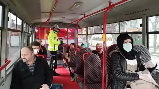 Polis otobüs ve minibüs sürücülerine göz açtırmıyor