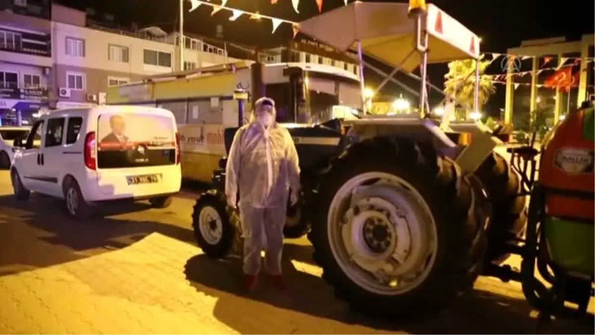 Reyhanlı’da koronavirüse karşı dezenfeksiyon çalışmaları devam ediyor