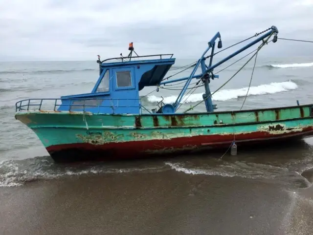 Samsun'dan çalınan tekne Giresun'da bulundu Samsun'dan çalınan tekne Giresun'da bulundu