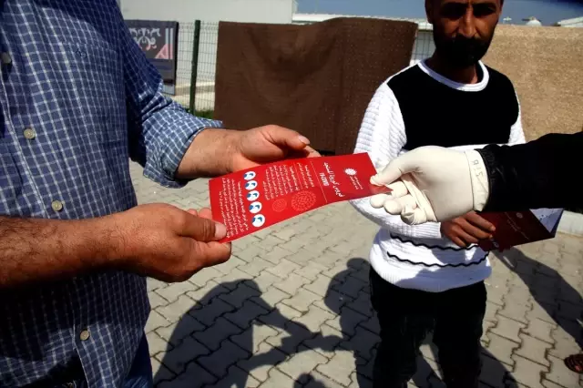 Sığınmacıların kaldığı geçici barınma merkezlerinde Kovid-19 tedbirleri Sığınmacıların kaldığı geçici barınma merkezlerinde Kovid-19 tedbirleri