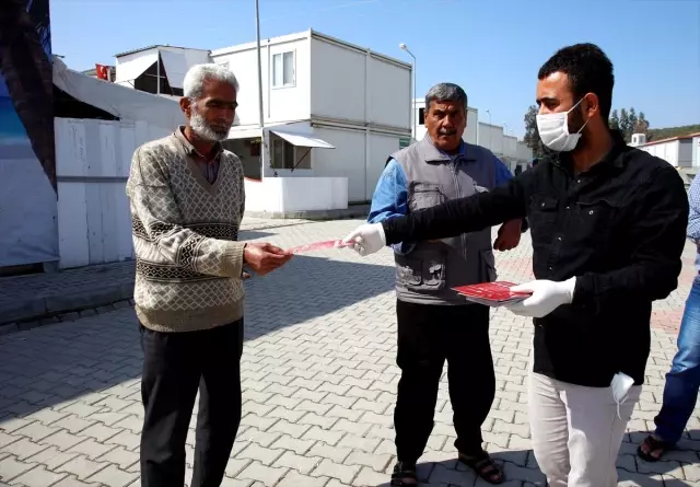 Sığınmacıların kaldığı geçici barınma merkezlerinde Kovid-19 tedbirleri Sığınmacıların kaldığı geçici barınma merkezlerinde Kovid-19 tedbirleri
