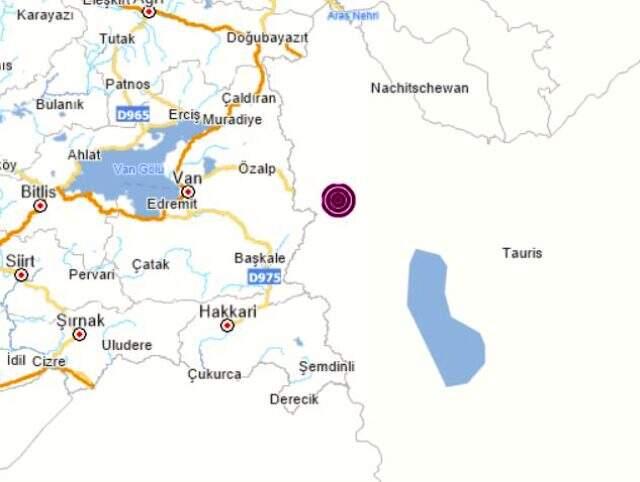 Son dakika: Van sınırında 4.4 büyüklüğünde bir deprem meydana geldi