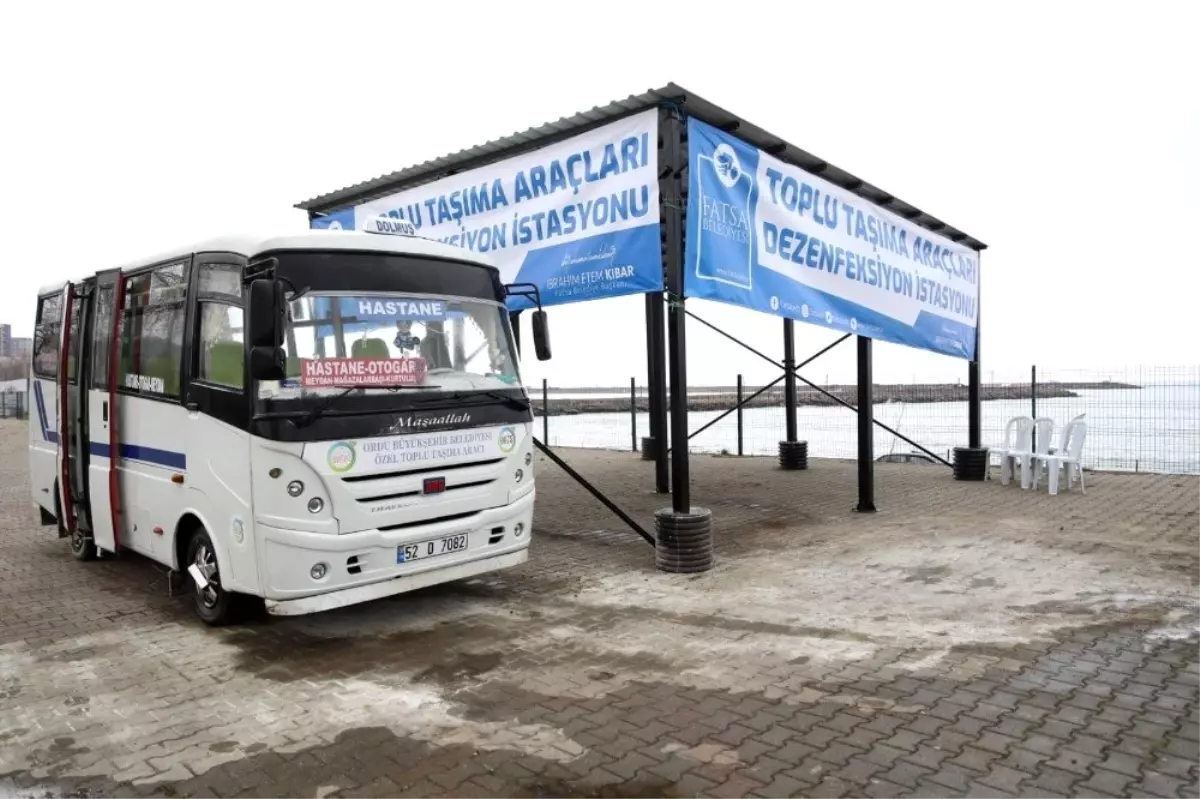 Toplu Taşıma Araçları Dezenfeksiyon İstasyonu hizmete girdi