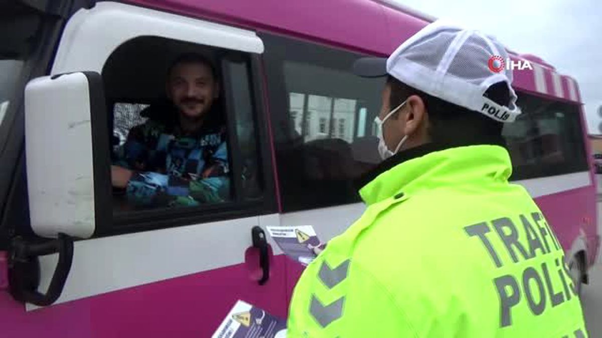 Toplu taşımaya termal kameralı drone ile havadan takip