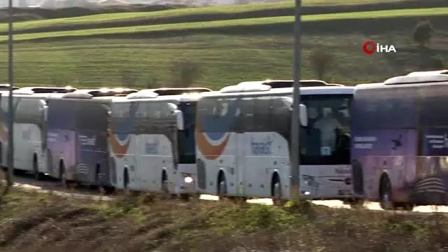 Yabancı uyruklu yolcuların yurda alımı devam ediyor