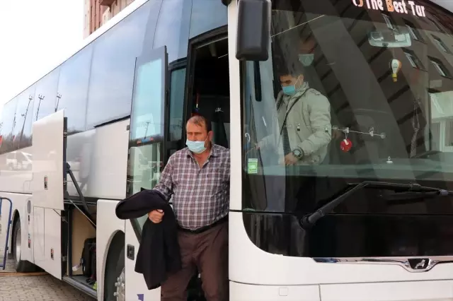Yurt dışından gelen 168 kişi Bolu'da yurda yerleştirildi Yurt dışından gelen 168 kişi Bolu'da yurda yerleştirildi