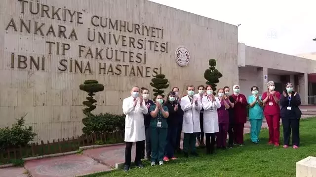 Ankara Üniversitesi hekimleri ile sağlık çalışanlarından 'evde kal' çağrısı Ankara Üniversitesi hekimleri ile sağlık çalışanlarından 'evde kal' çağrısı