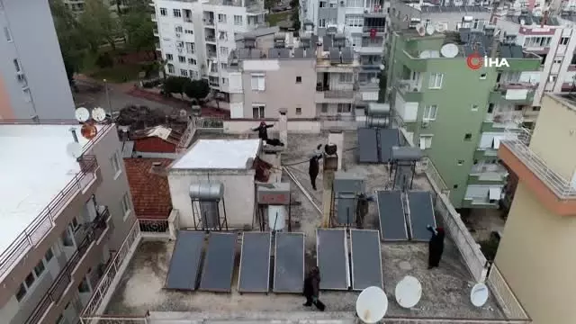 Antalyalı ev hanımları sporu terasa taşıdı Antalyalı ev hanımları sporu terasa taşıdı