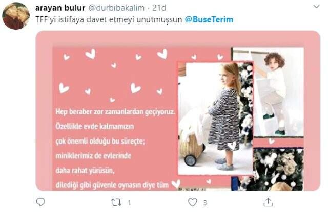 Buse Terim, yaptığı paylaşım nedeniyle eleştiri yağmuruna tutuldu Buse Terim, yaptığı paylaşım nedeniyle eleştiri yağmuruna tutuldu