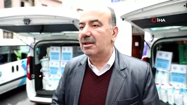 Zeytin Dalı Ekibi'nden gıda ve temizlik paketi Zeytin Dalı Ekibi'nden gıda ve temizlik paketi