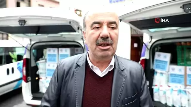 Zeytin Dalı Ekibi'nden gıda ve temizlik paketi Zeytin Dalı Ekibi'nden gıda ve temizlik paketi