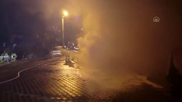 20 gün önce aldığı otomobili yandı 20 gün önce aldığı otomobili yandı