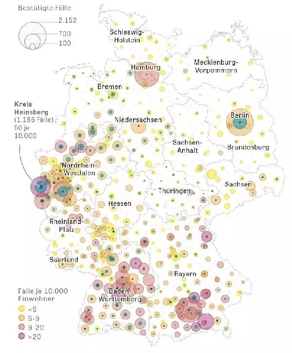 Almanya'da koronavirüs nedeniyle ölenlerin sayısı 351'e çıktı Almanya'da koronavirüs nedeniyle ölenlerin sayısı 351'e çıktı