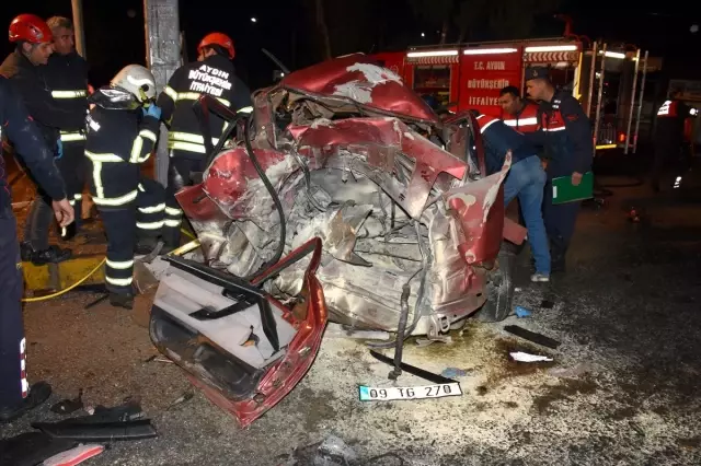 Aydın'da otomobil ile kamyonet çarpıştı: 3 yaralı Aydın'da otomobil ile kamyonet çarpıştı: 3 yaralı