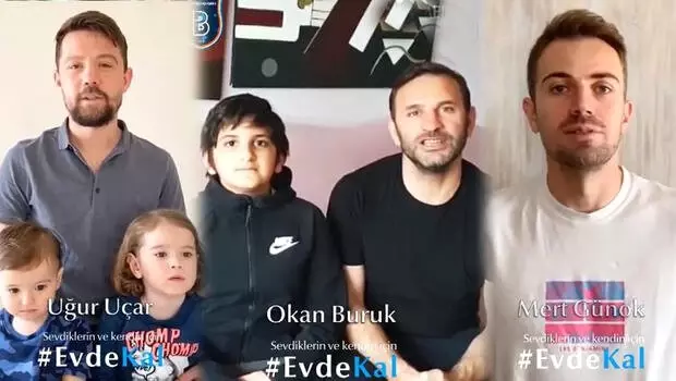 Başakşehir'den 'Evde kal Türkiye' paylaşımı