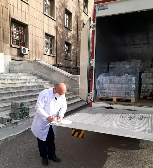 Beypazarı'ndan sağlık çalışanlarına maden suyu desteği