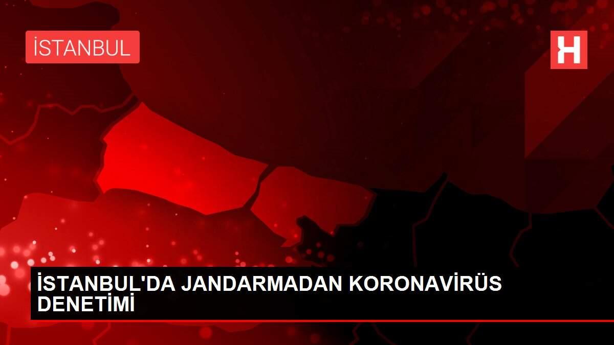 İSTANBUL'DA JANDARMADAN KORONAVİRÜS DENETİMİ