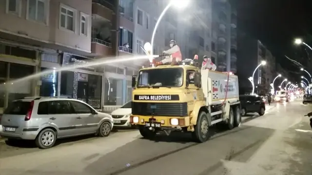 Samsun'da koronavirüs önlemleri Samsun'da koronavirüs önlemleri