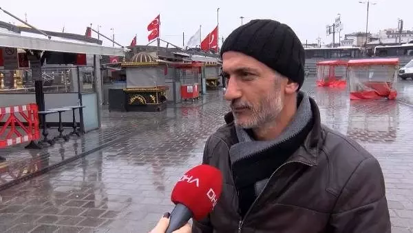Eminönü sessizliğe büründü Eminönü sessizliğe büründü