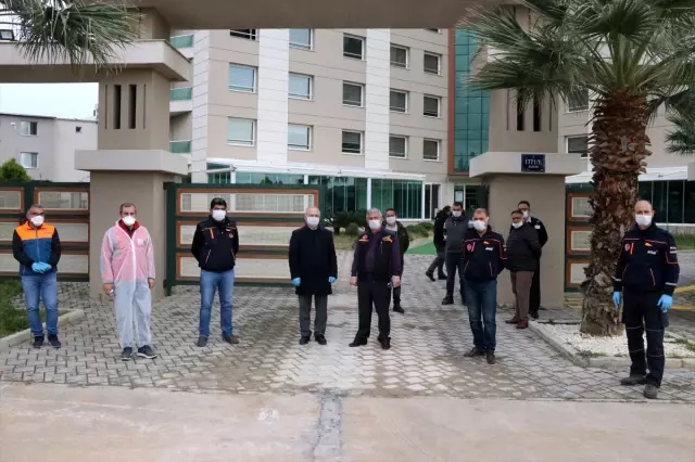 Etiyopya'dan getirilen 131 kişi, İzmir'deki yurtta karantinaya alındı Etiyopya'dan getirilen 131 kişi, İzmir'deki yurtta karantinaya alındı
