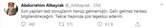 Fatih Terim'in kızı Buse Terim: Babamın yeni yapılan test sonuçları henüz gelmedi Fatih Terim'in kızı Buse Terim: Babamın yeni yapılan test sonuçları henüz gelmedi
