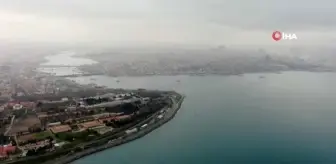 Kız Kulesi: İstanbul Boğazı sessizliğe büründü, azalan gemi trafiği drone ile görüntülendi Kız Kulesi: İstanbul Boğazı sessizliğe büründü, azalan gemi trafiği drone ile görüntülendi