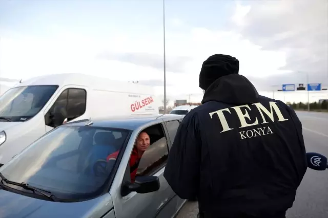 Konya'nın tüm giriş ve çıkışlarında denetim Konya'nın tüm giriş ve çıkışlarında denetim